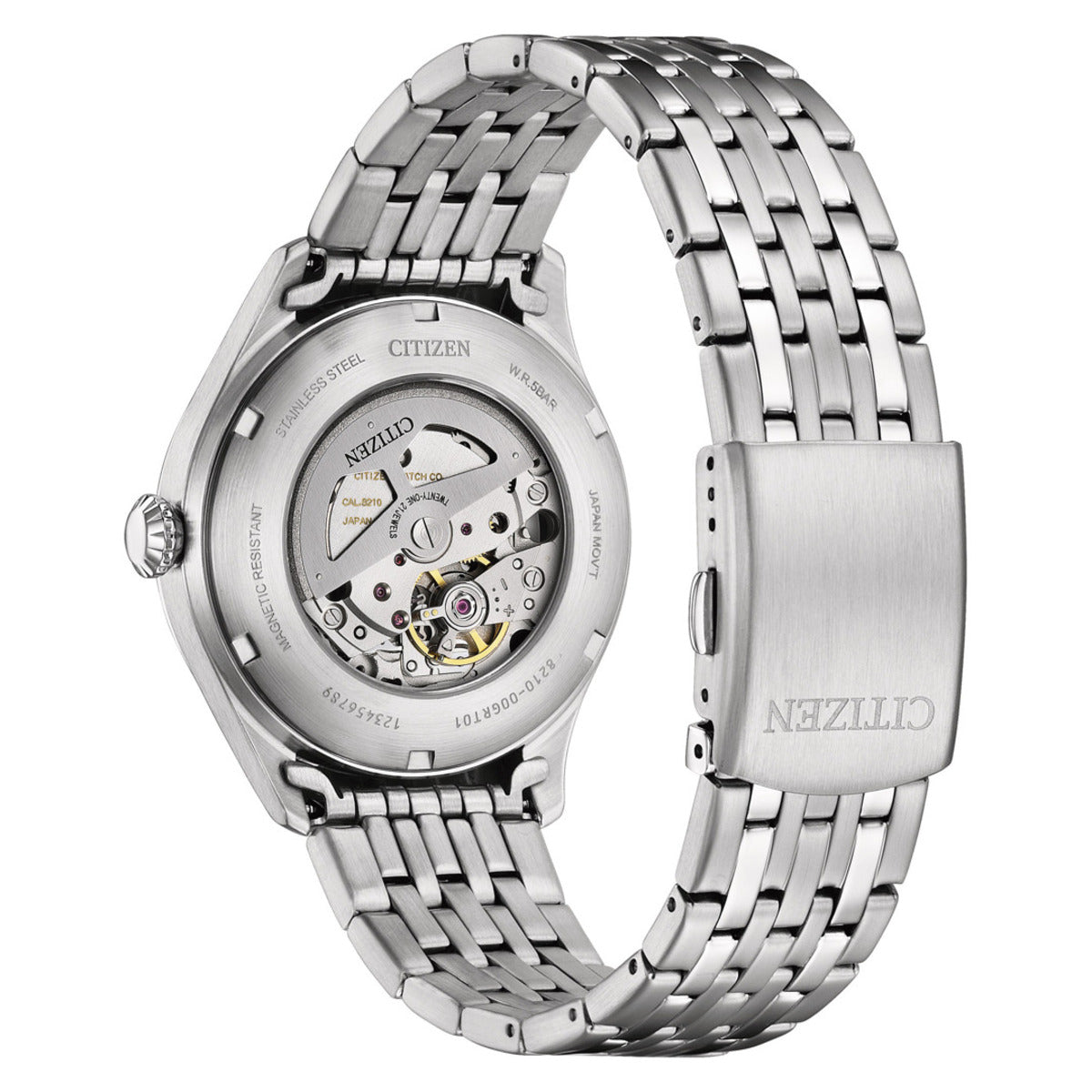Citizen Mechanical Salmon Dial Automatic Men's Watch NJ0240-55X