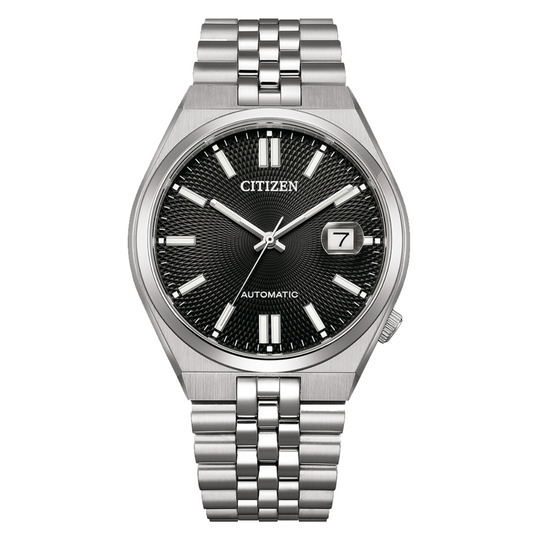 Citizen Tsuyosa Mechanical Black Dial 60 Automatic Men's Watch NK0020-55E