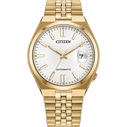 Citizen Tsuyosa 60 White Dial Analog Automatic Men's Watch NK0022-50A