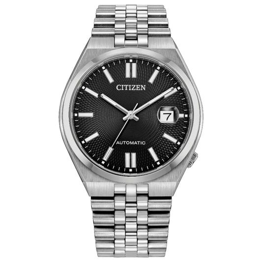 Citizen Tsuyosa Black Dial Analog Automatic Men's Watch NK0030-51E