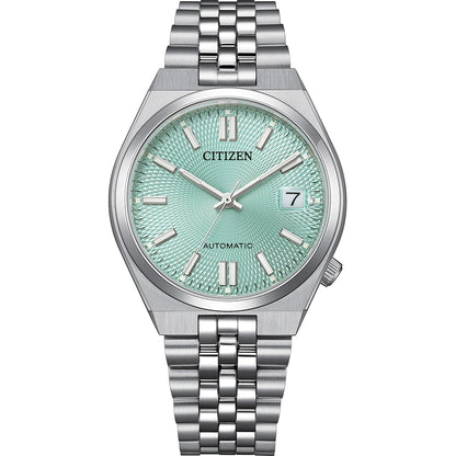 Citizen Tsuyosa Green Dial Analog Automatic Men's Watch NK0030-51X