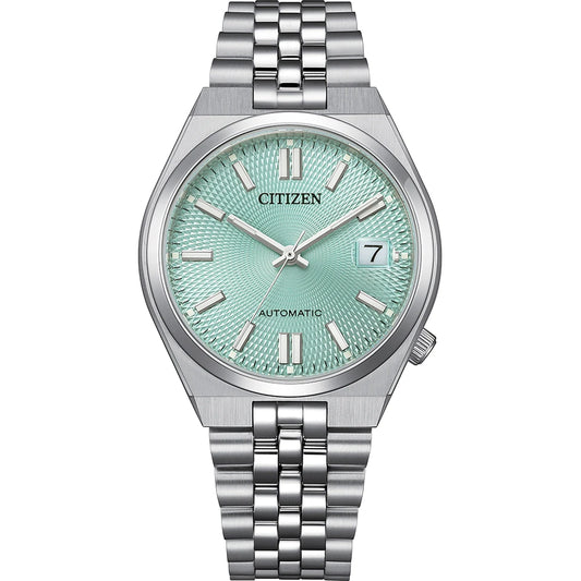 Citizen Tsuyosa Green Dial Analog Automatic Men's Watch NK0030-51X