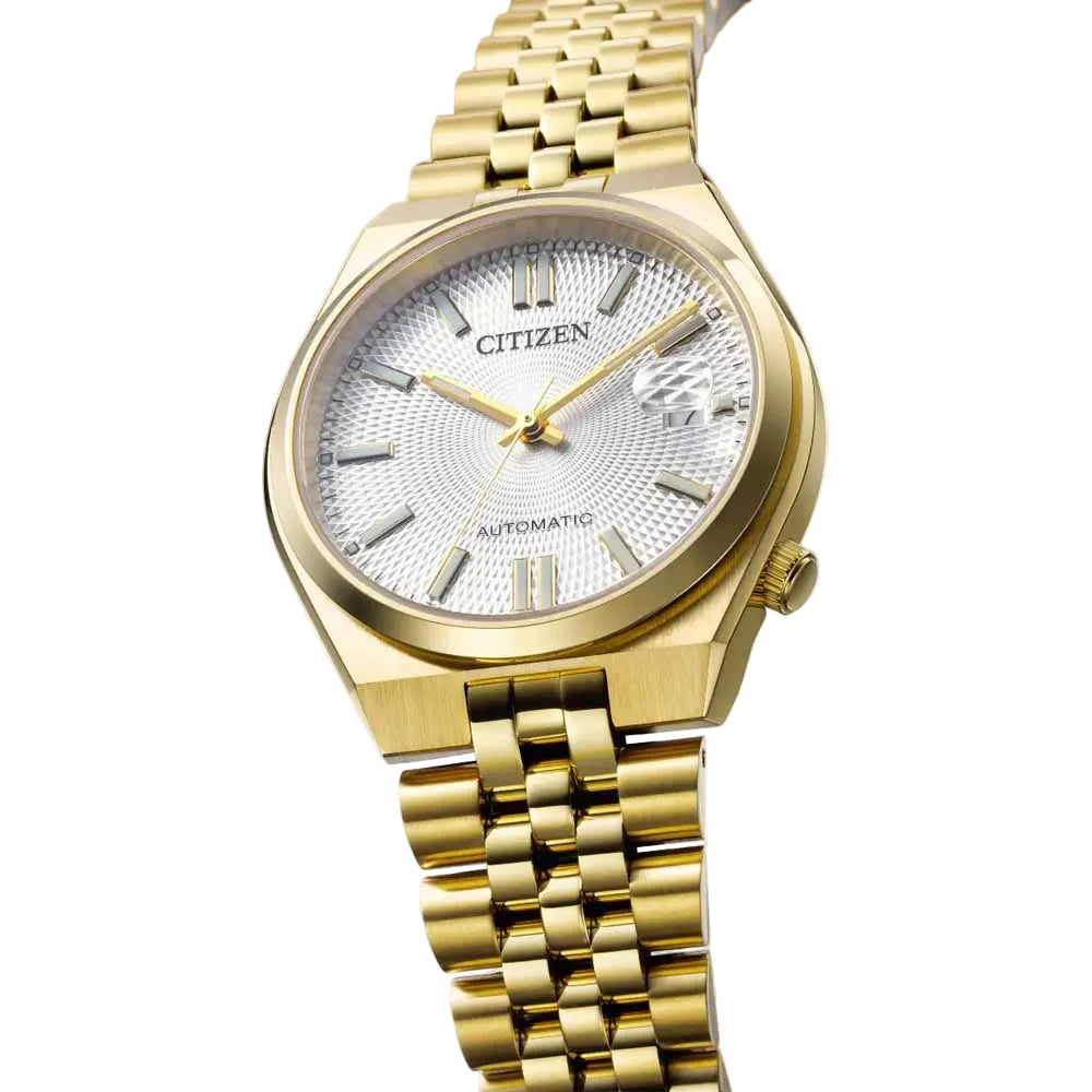 Citizen Tsuyosa Silver Dial Analog Automatic Men's Watch NK0032-56A