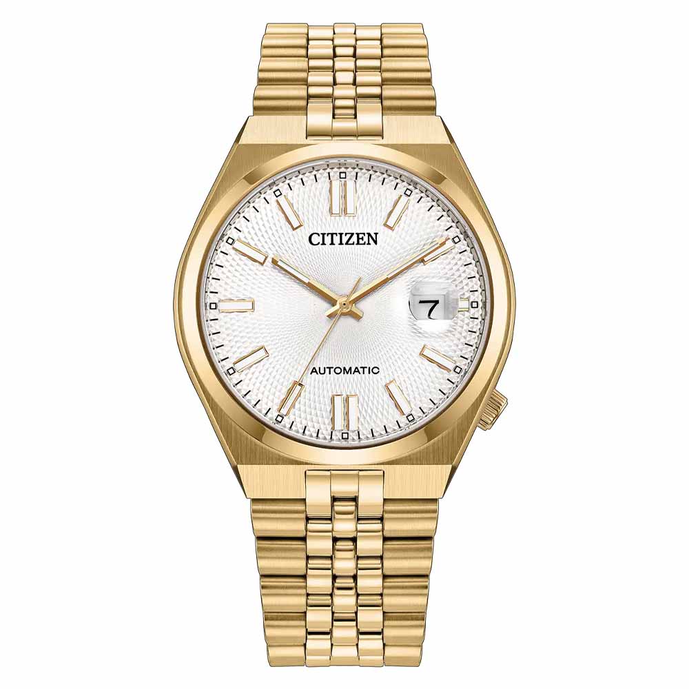 Citizen Tsuyosa Silver Dial Analog Automatic Men's Watch NK0032-56A