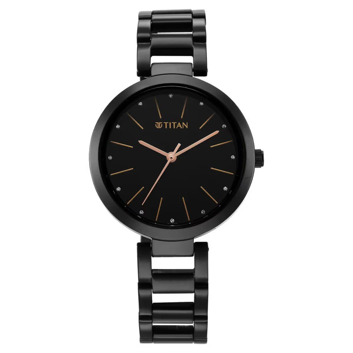 Titan Workwear Quartz Analog Black Dial Women Watch NS2480NM01