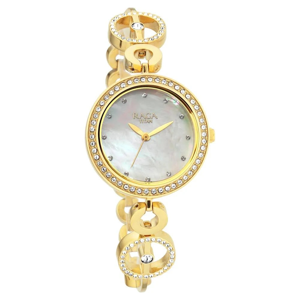 Titan Raga Mother of Pearl Dial Women Watch NS2539YM02