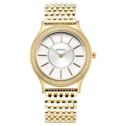 Wrist Watch Titan Nebula Gold Watches Catalogue NT5033DM02 Titan
