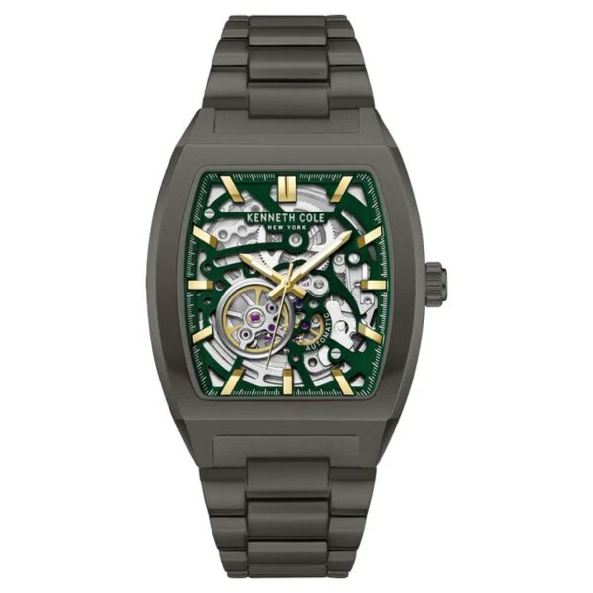 Kenneth Cole Gun Metal Analog Automatic Men's Watch NTKCWGY0077502MNW