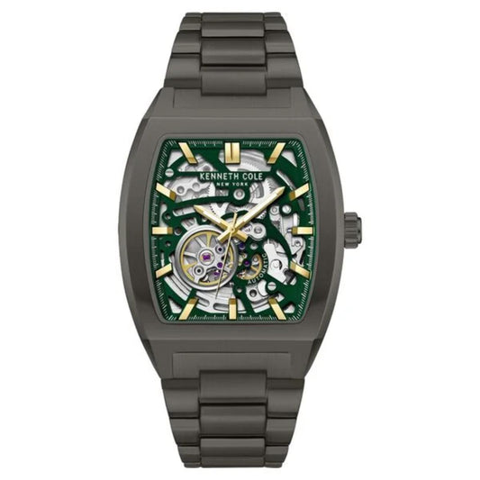 Kenneth Cole Gun Metal Analog Automatic Men's Watch NTKCWGY0077502MNW