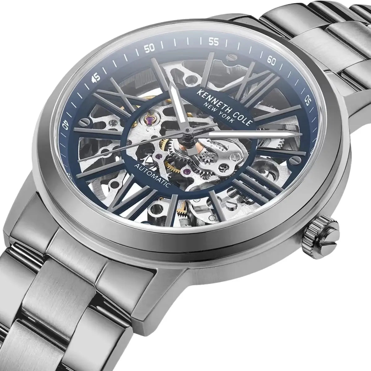 Kenneth Cole Blue Round Dial Automatic Men's Watch NTKCWGY2233203MNW
