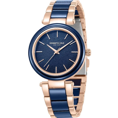 Kenneth Cole Ceramic Quartz White Dial Analog Women's Watch NTKCWLG0062701LD