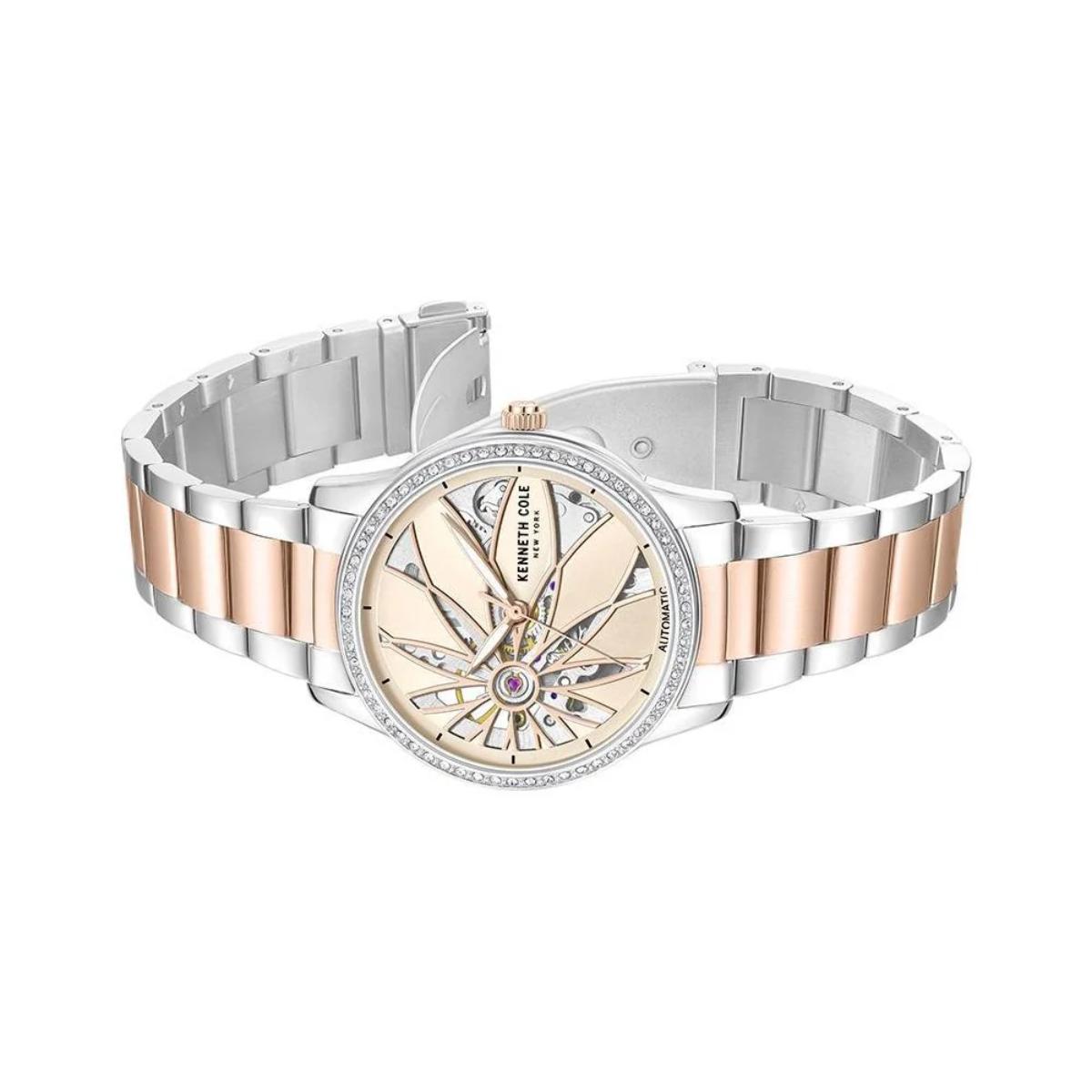 Kenneth Cole Rose Gold Dial Automatic Women's Watch NTKCWLL0060903LDW