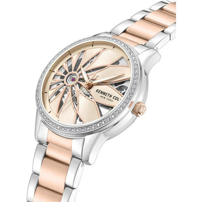 Kenneth Cole Rose Gold Dial Automatic Women's Watch NTKCWLL0060903LDW
