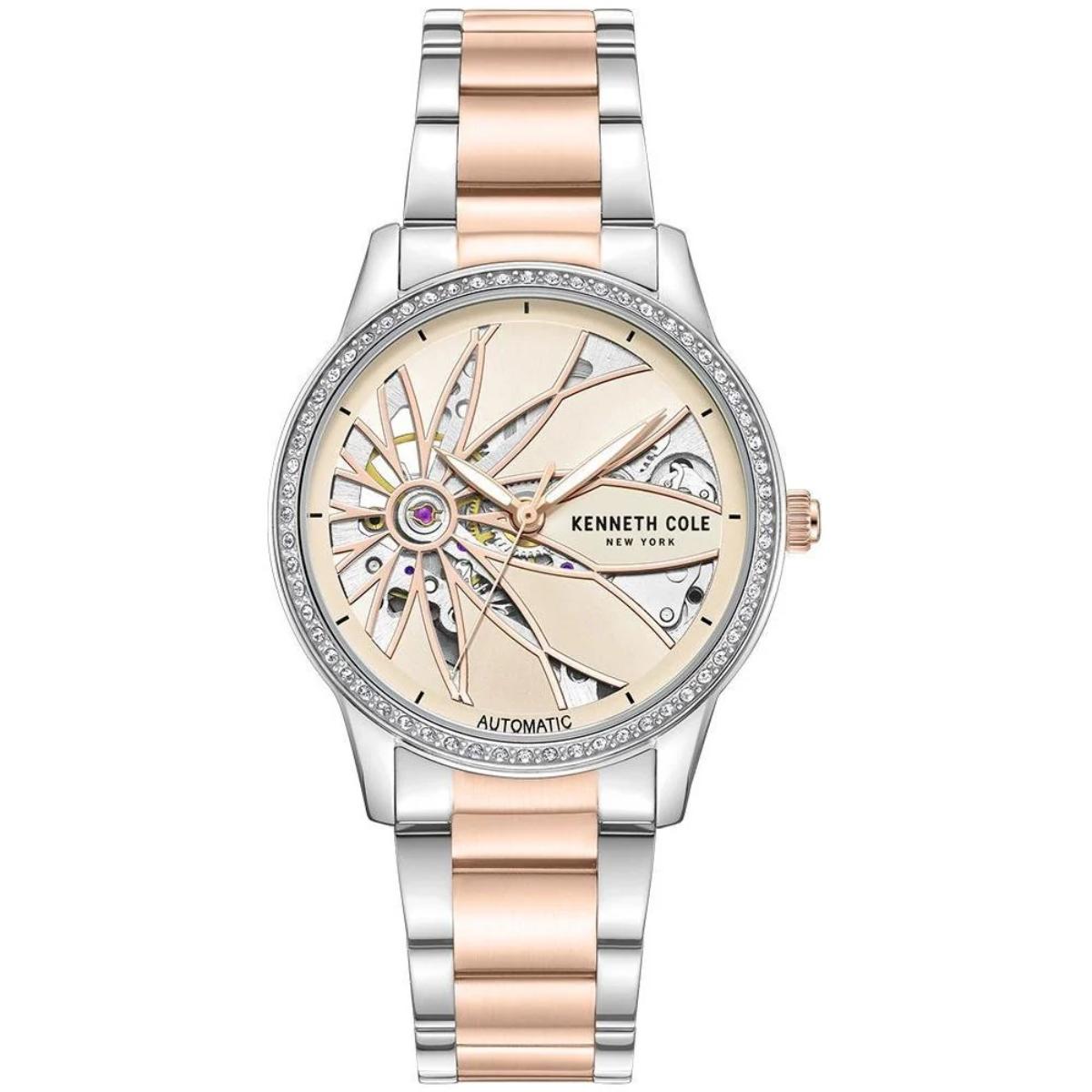 Kenneth Cole Rose Gold Dial Automatic Women's Watch NTKCWLL0060903LDW