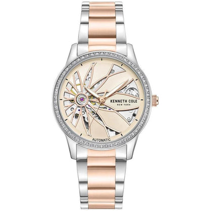 Kenneth Cole Rose Gold Dial Automatic Women's Watch NTKCWLL0060903LDW