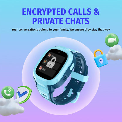 Noise Junior Explorer 2 Kids Smartwatch – 4G SIM, 2-Way Video & Voice Calls, Real-Time GPS, Geofencing, IP68, SOS Alerts (Frost Pop)