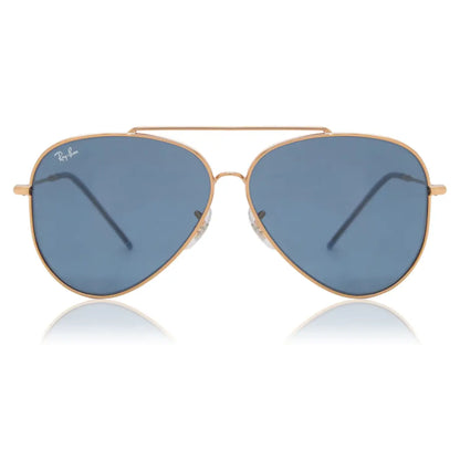 Ray-Ban Reverse Pilot Sunglasses RBR0101S 9202/3A 59 – Unisex UV Protected Blue Lenses
