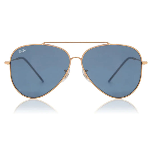 Ray-Ban Reverse Pilot Sunglasses RBR0101S 9202/3A 59 – Unisex UV Protected Blue Lenses