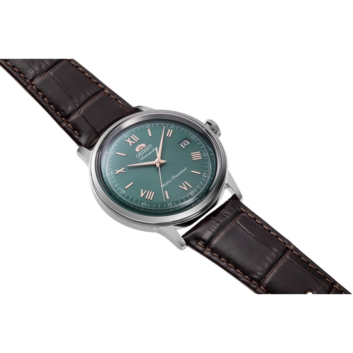 ORIENT Classic Green Dial Analog Automatic Men's Watch RA-AC0023E