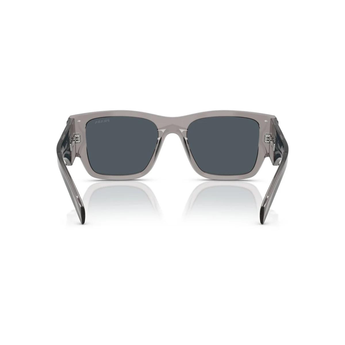 Sunglasses with a reflective surface on a white background