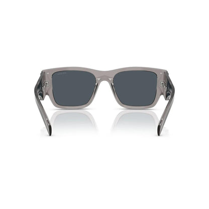 Sunglasses with a reflective surface on a white background