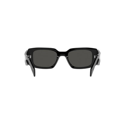 Black sunglasses with dark lenses on a white background