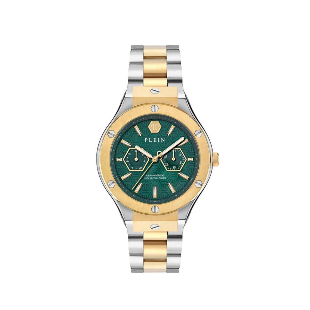 Philipp Plein Quartz Green Dial Analog Watch For Men PW1GA0426