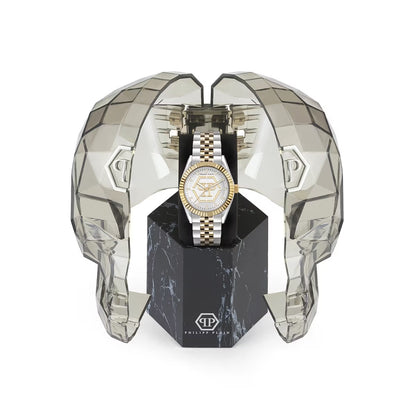 Philipp Plein Date Superlative Silver Dial Analog Women Watch PW2BA0323