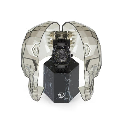 Philipp Plein The Skeleton Black Dial Automatic Men Watch PWBAA0221