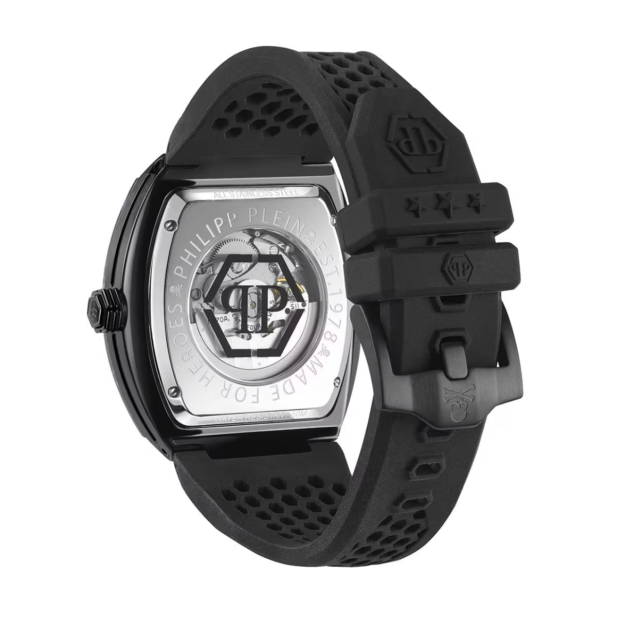 Philipp Plein The Skeleton Black Dial Automatic Men Watch PWBAA0221