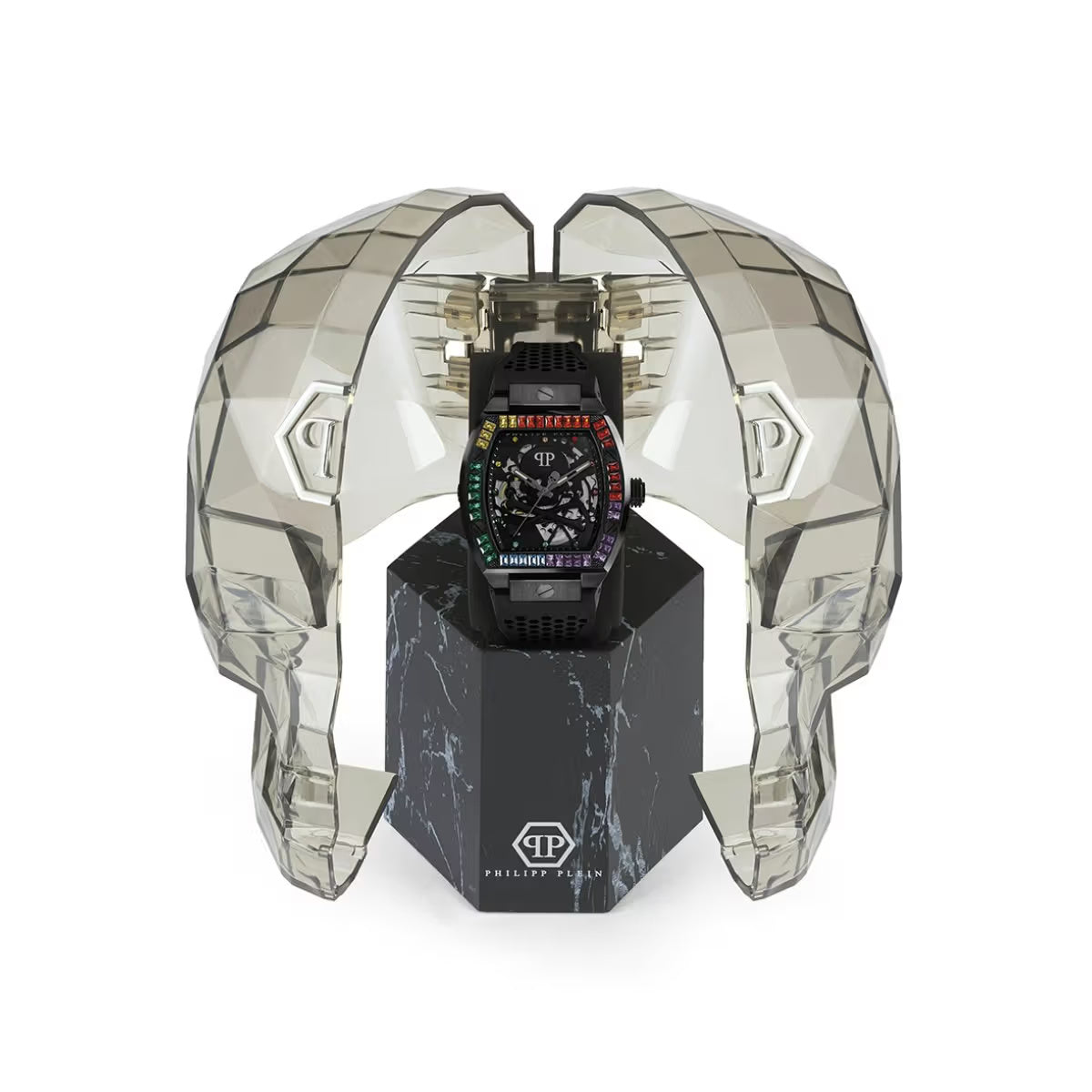 Philipp Plein The Skeleton Black Dial Automatic Unisex Watch PWBAA0621