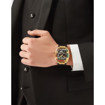 Philipp Plein $keleton Automatic Black Dial Analog Men's Watch PWBAA1623