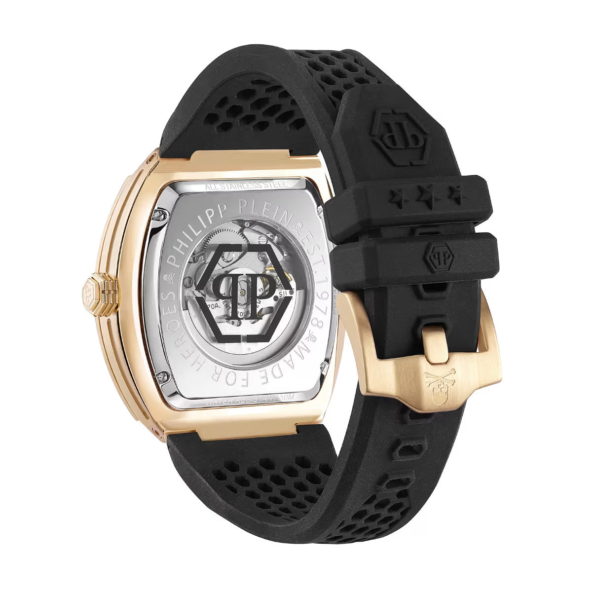 Philipp Plein $keleton Automatic Black Dial Analog Men's Watch PWBAA1623
