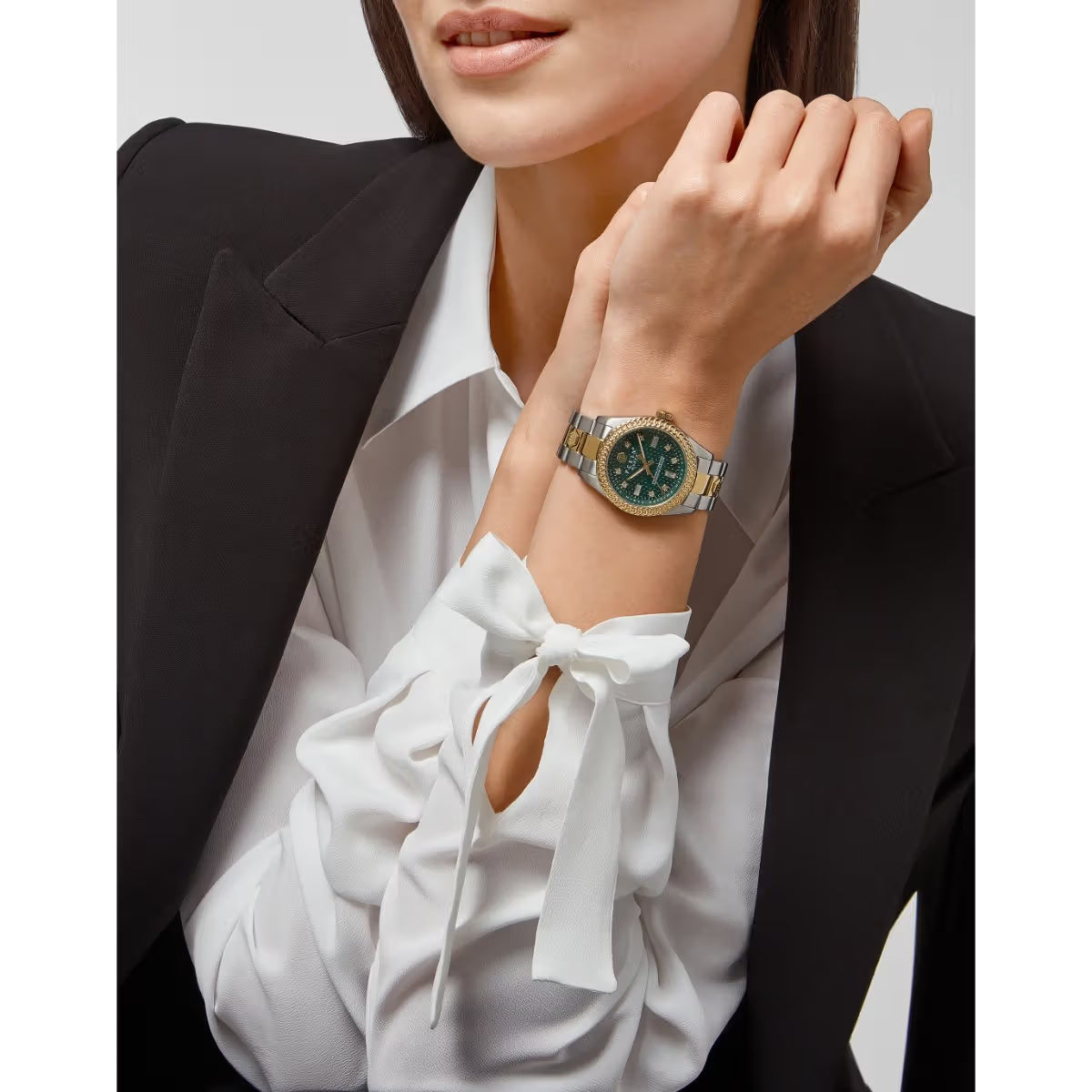 Philipp Plein Queen Green Dial Analog Stainless Steel Women Watch PWDAA0421