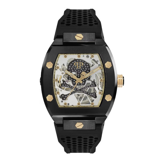Philipp Plein The Skeleton Grey Dial Analog Automatic Men Watch PWBAA0521