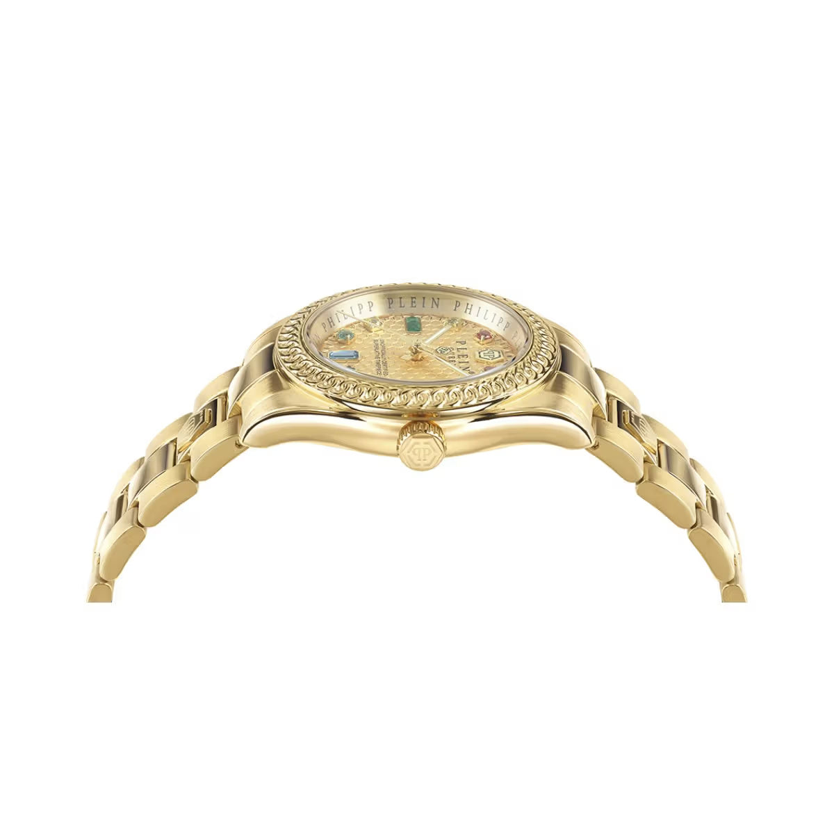 Philipp Plein Queen Gold Dial Analog Watch For Women PWDAA0721