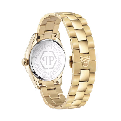 Philipp Plein Queen Gold Dial Analog Watch For Women PWDAA0721