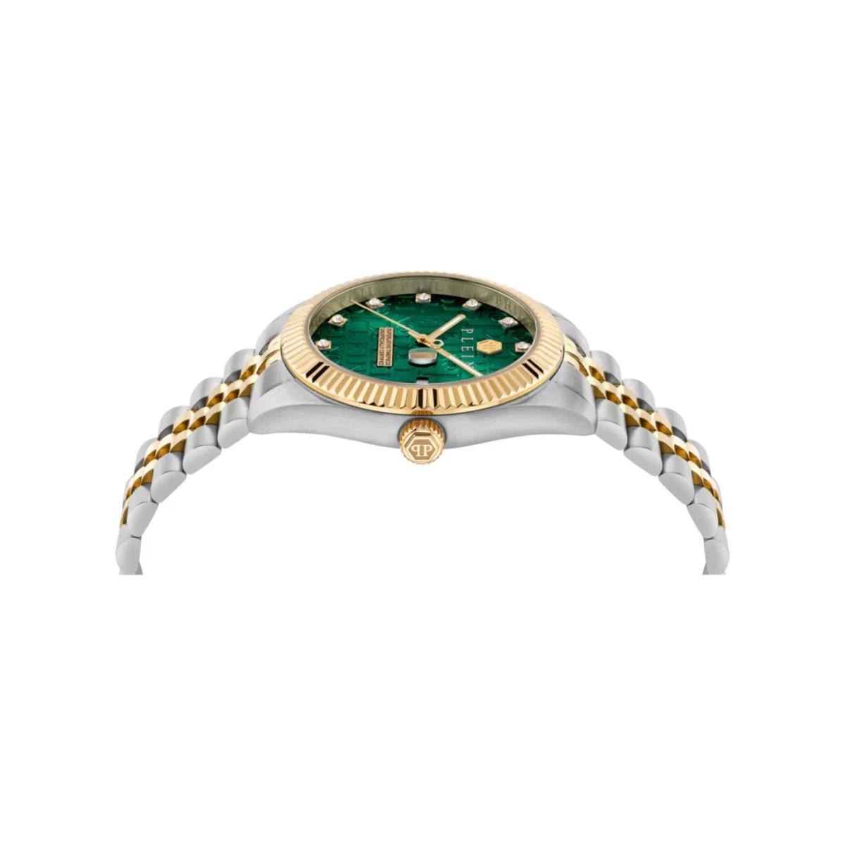 Philipp Plein Quartz Green Dial Analog Watch For Men PWMFA0325