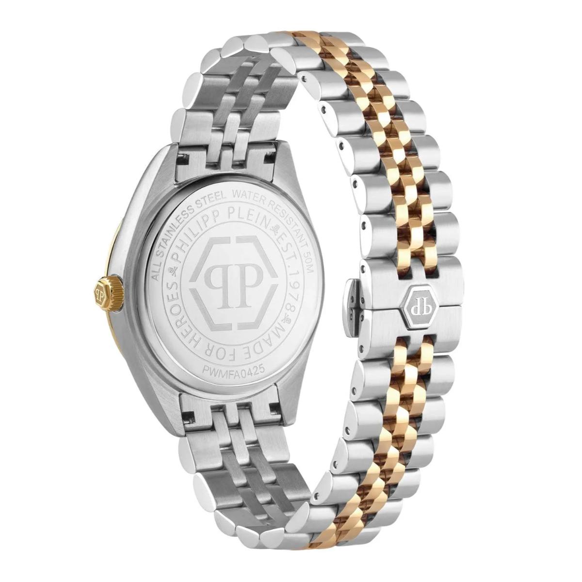 Philipp Plein Quartz Grey Dial Analog Stainless Steel Men's Watch PWMFA0425