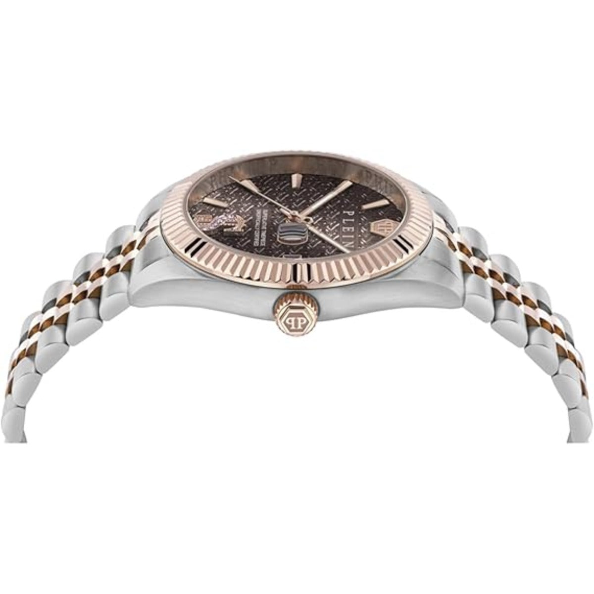 Philipp Plein Date Superlative Brown Dial Analog Men Watch PWMFA0925