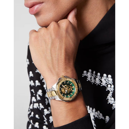 Philipp Plein The Skull Genderless Green Dial Unisex Watch PWNAA0622