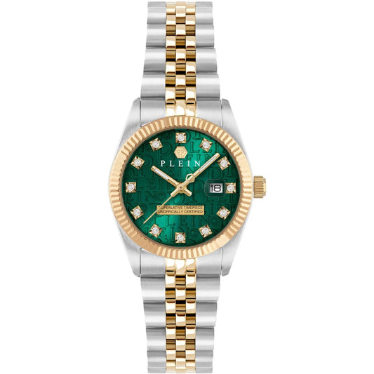 Philipp Plein Quartz Green Dial Analog Women's Watch PWNFA0325