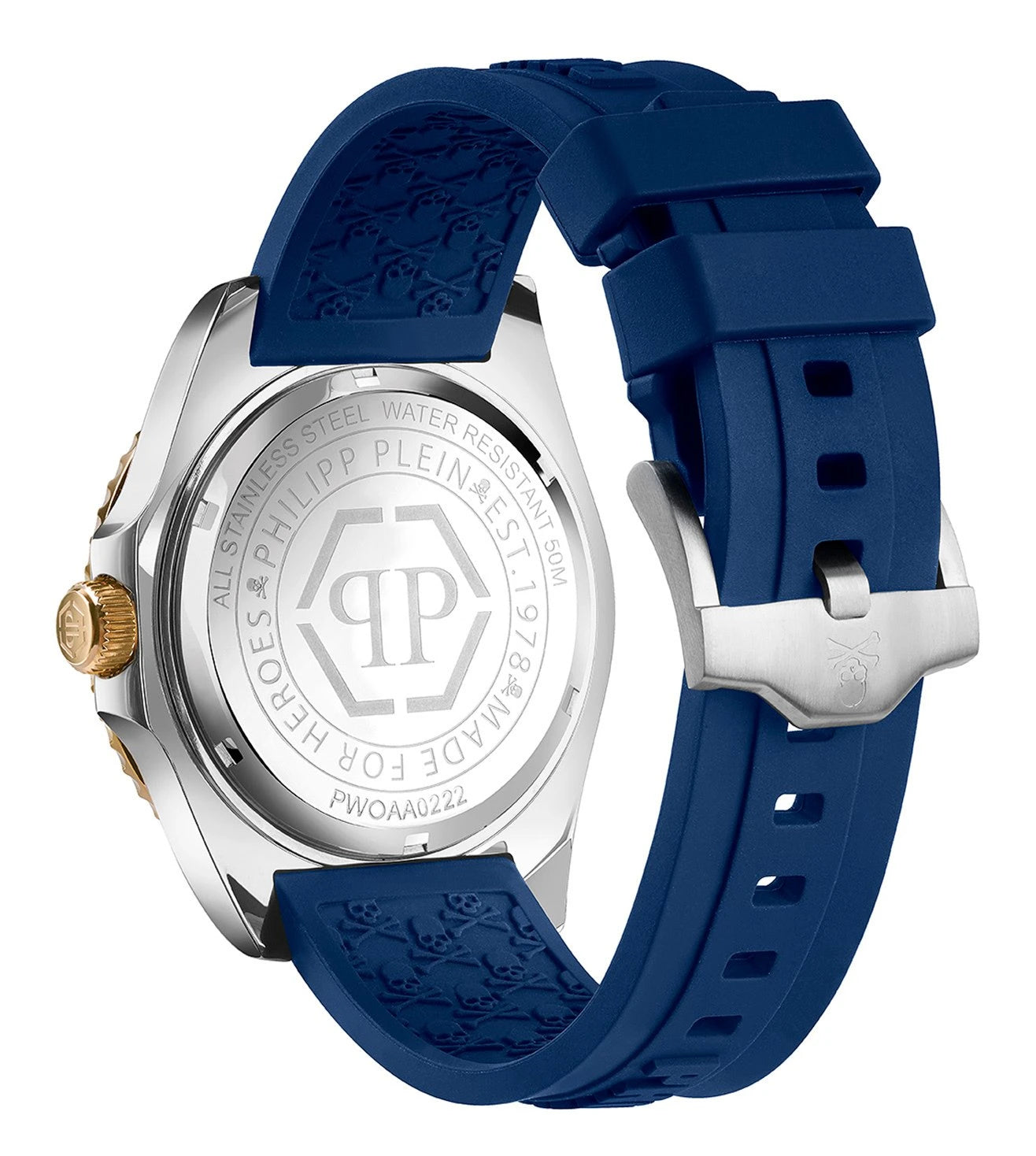 PWOAA0222 PHILIPP PLEIN | The Skull Diver Blue Dial Men's Watch