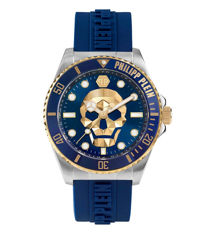 PWOAA0222 PHILIPP PLEIN | The Skull Diver Blue Dial Men's Watch - Buy Now at Sai Creations Watches