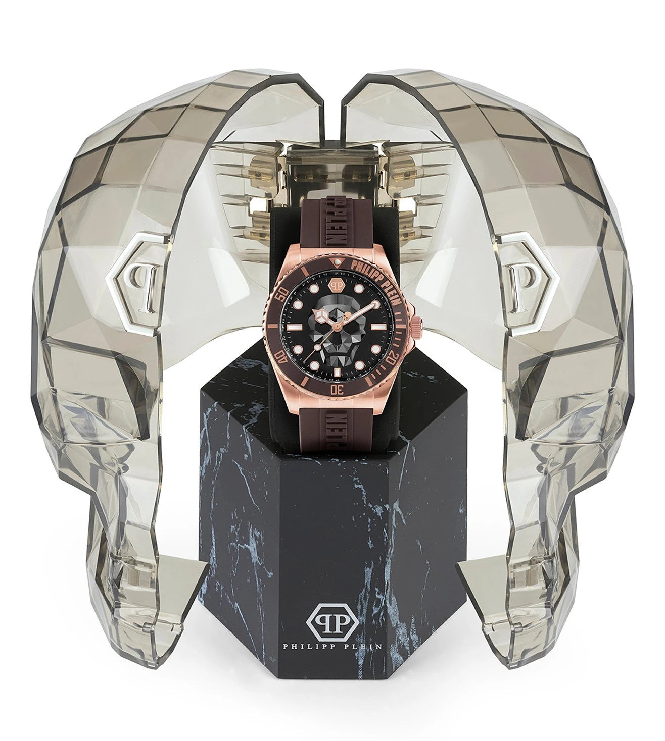 PWOAA0322 PHILIPP PLEIN | The $Kull Diver Men's Black Analog Watch