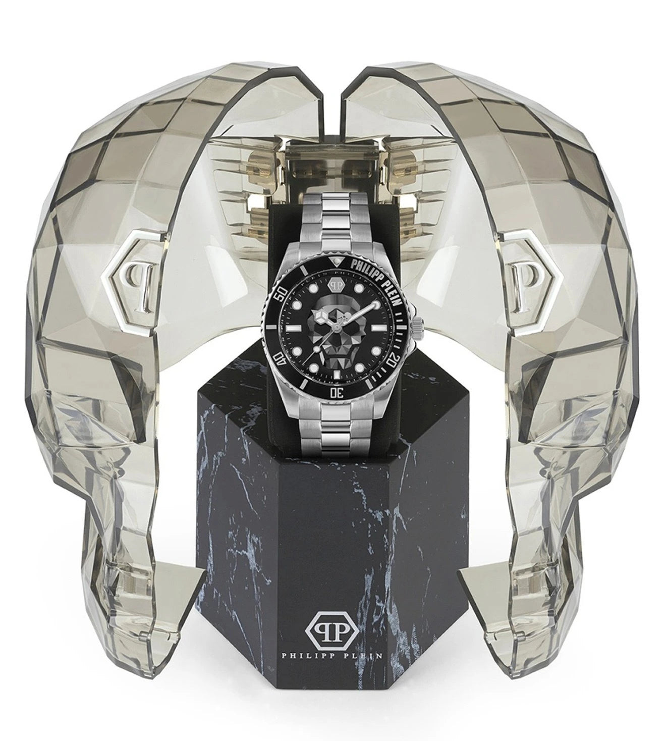 PWOAA0522 PHILIPP PLEIN | The $Kull Diver Men's St Steel Analog Watch