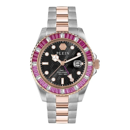 Philipp Plein GMT Black Dial Analog Stainless Steel Men's Watch PWPZA0424