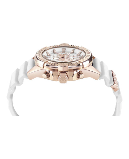 Philipp Plein The $kull Chrono White Dial Analog Men's Watch PWWFA0325