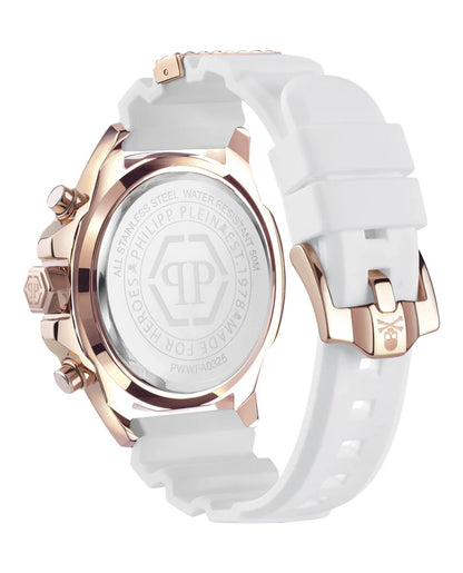 Philipp Plein The $kull Chrono White Dial Analog Men's Watch PWWFA0325