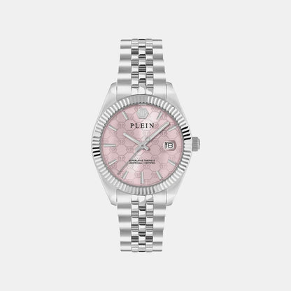 Philipp Plein Pink Dial Analog Stainless Steel Women's Watch PWYFA0826